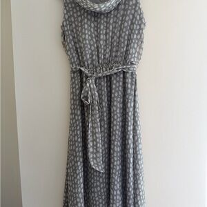 Elegant Gray Prelude Maxi Dress